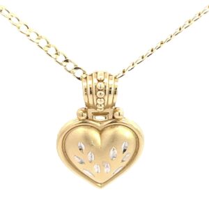 14k Mini Heart Charm