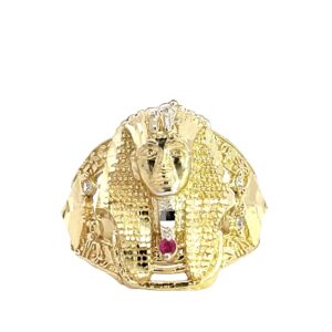 10k Yellow Gold Pharaoh Ring