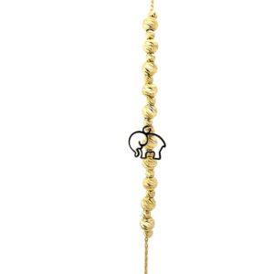 10k Yellow Gold Elephant Ankle